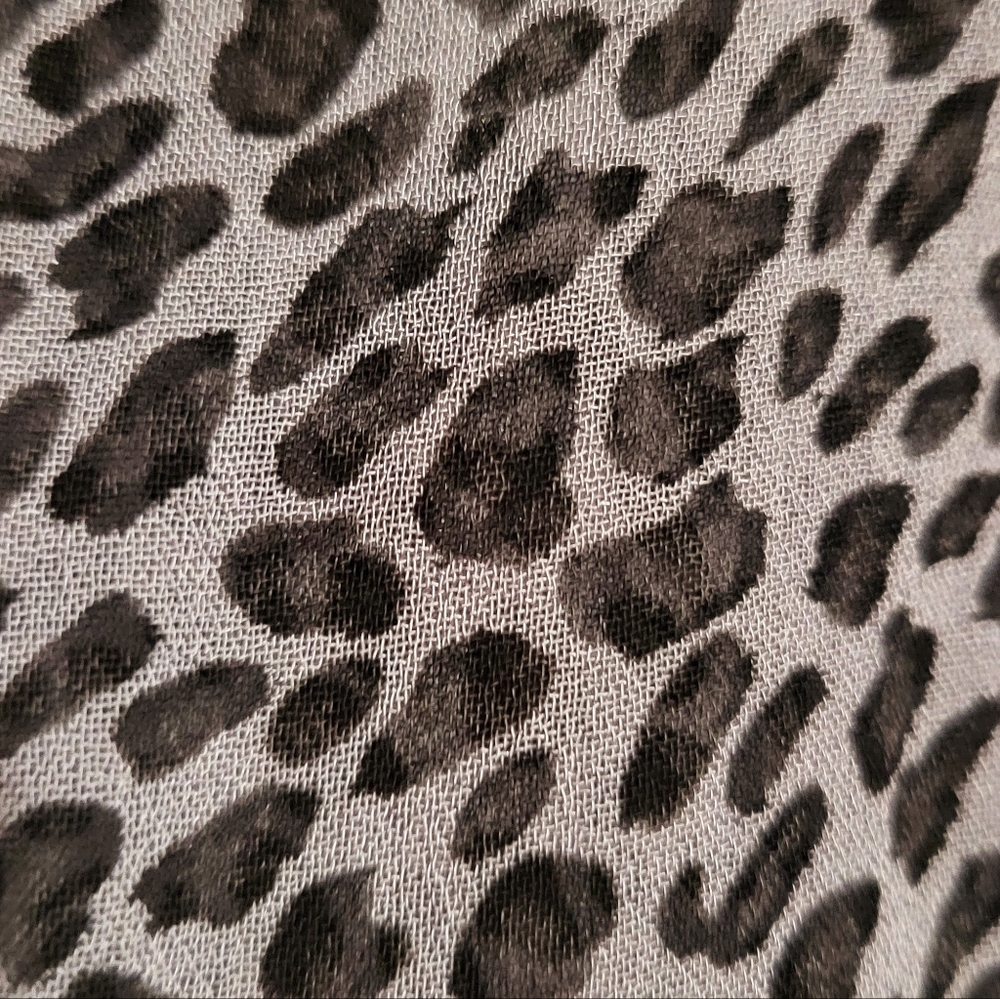 Leopard Print Button Down Blouse - image 6